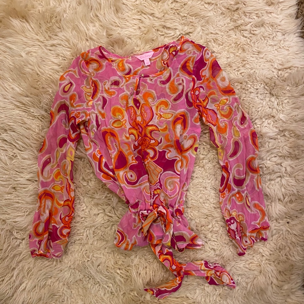 Vintage Lily Pulitzer Blouse size small